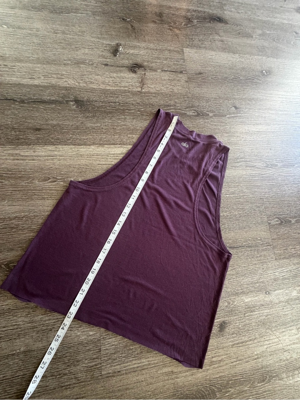 ALO Yoga Sleeveless Tank Top - Plum - Picture 5 of 5